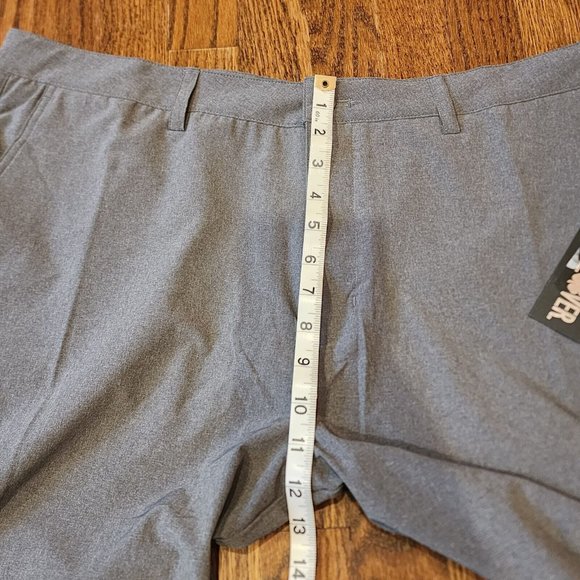 Black Clover Men's Tan Flat Front Shorts - Picture 9 of 11